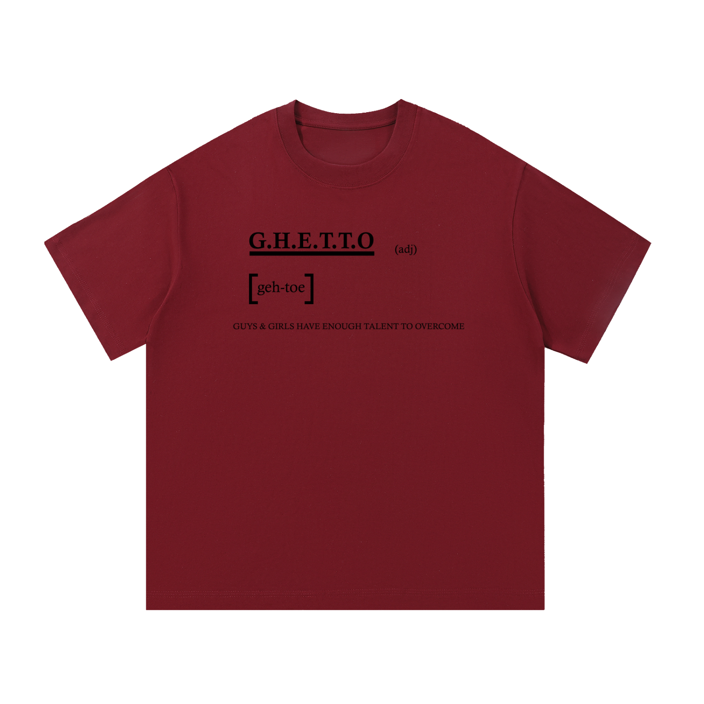 Ghetto - Definition Essential Cotton T-Shirt