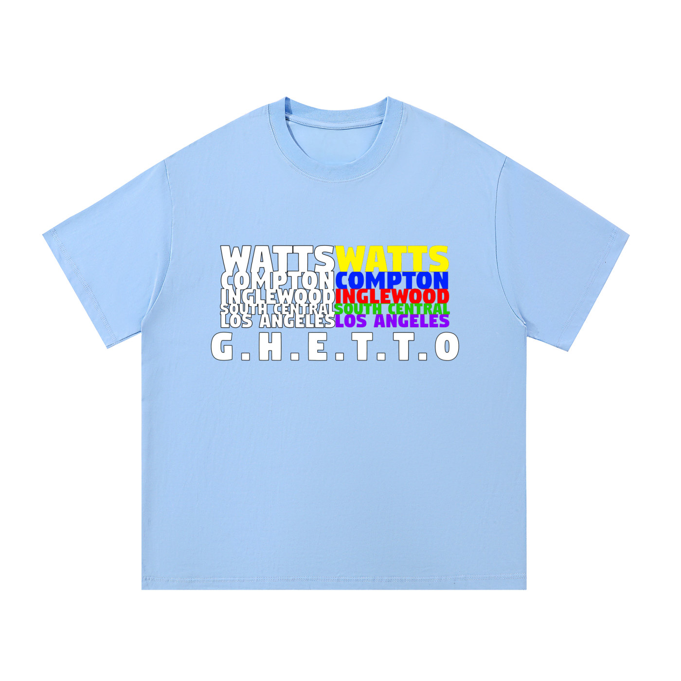 Ghetto - Cities Essential Cotton T-Shirt