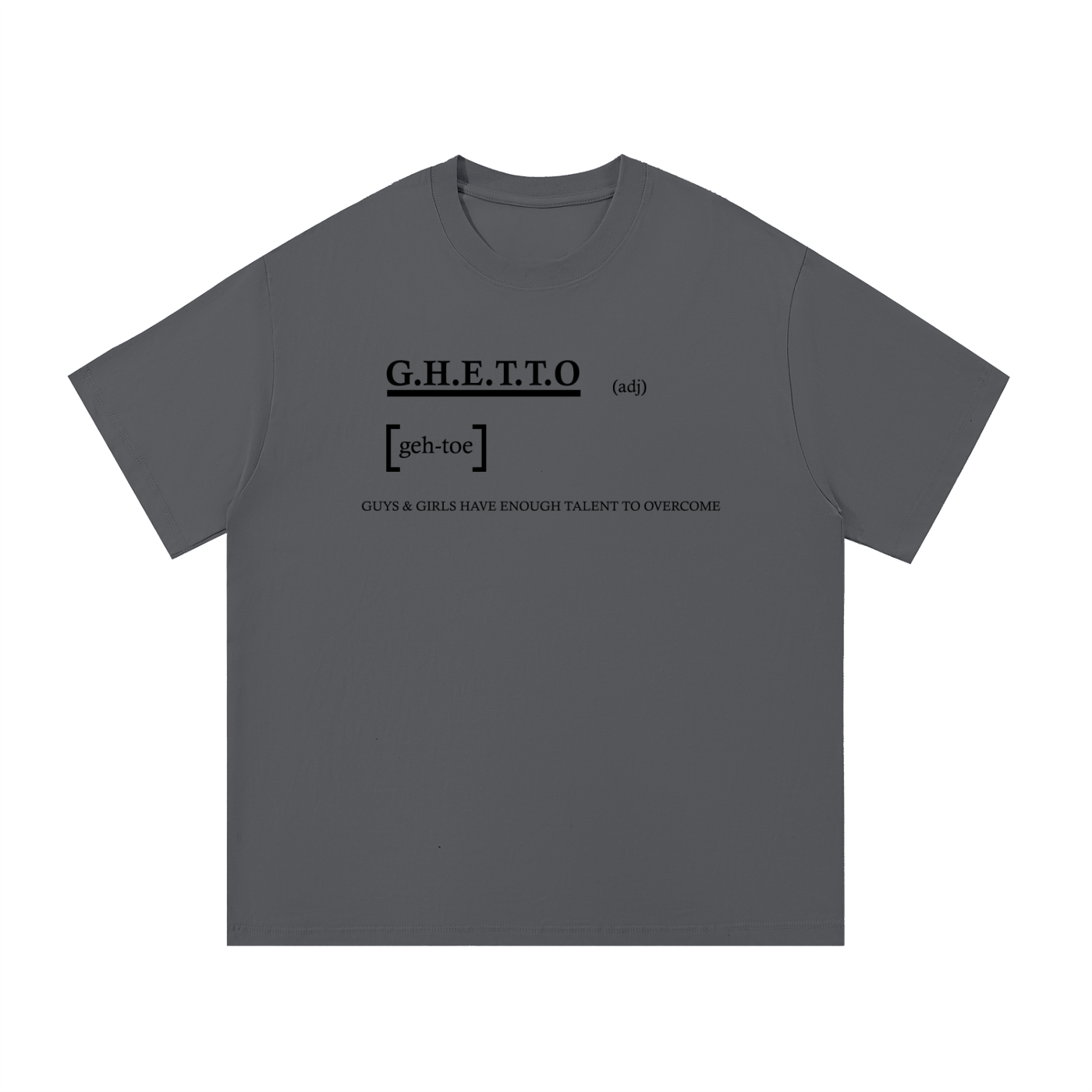 Ghetto - Definition Essential Cotton T-Shirt