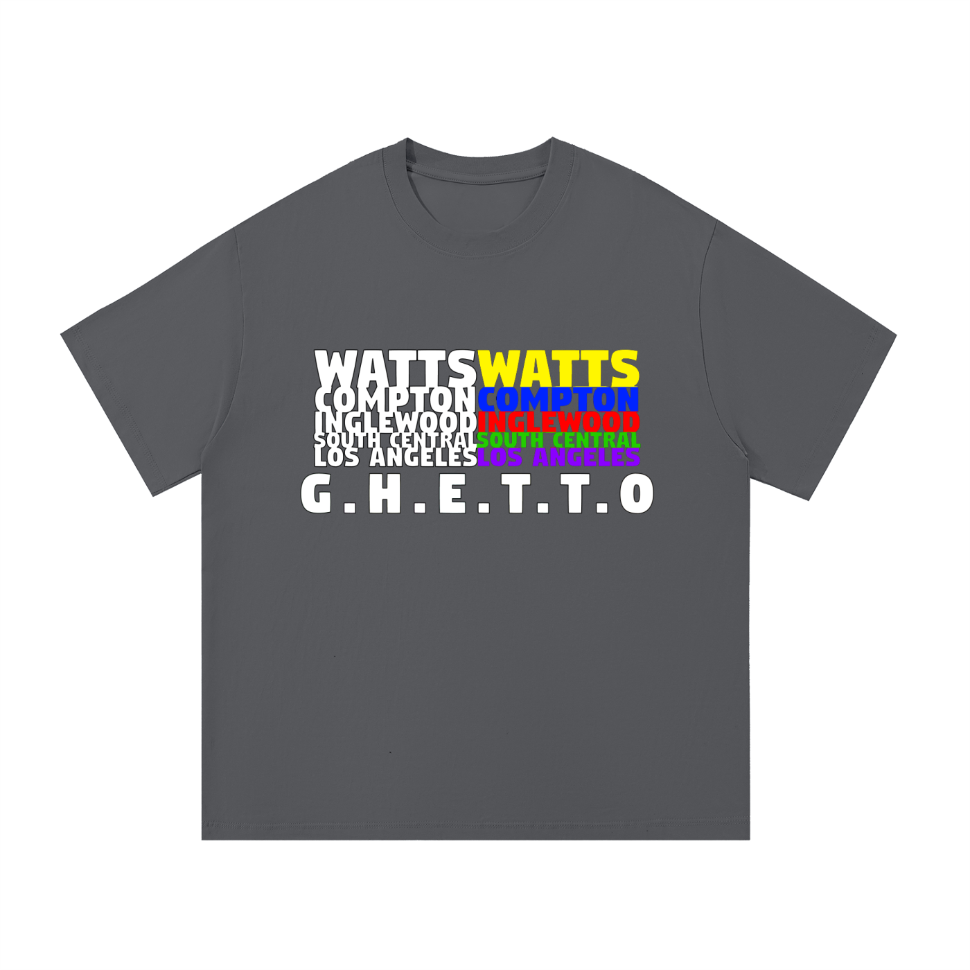 Ghetto - Cities Essential Cotton T-Shirt