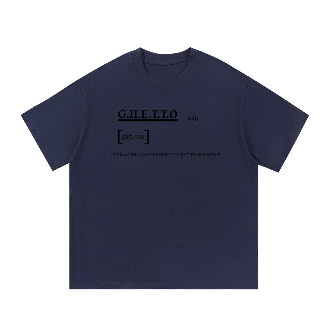 Ghetto - Definition Essential Cotton T-Shirt