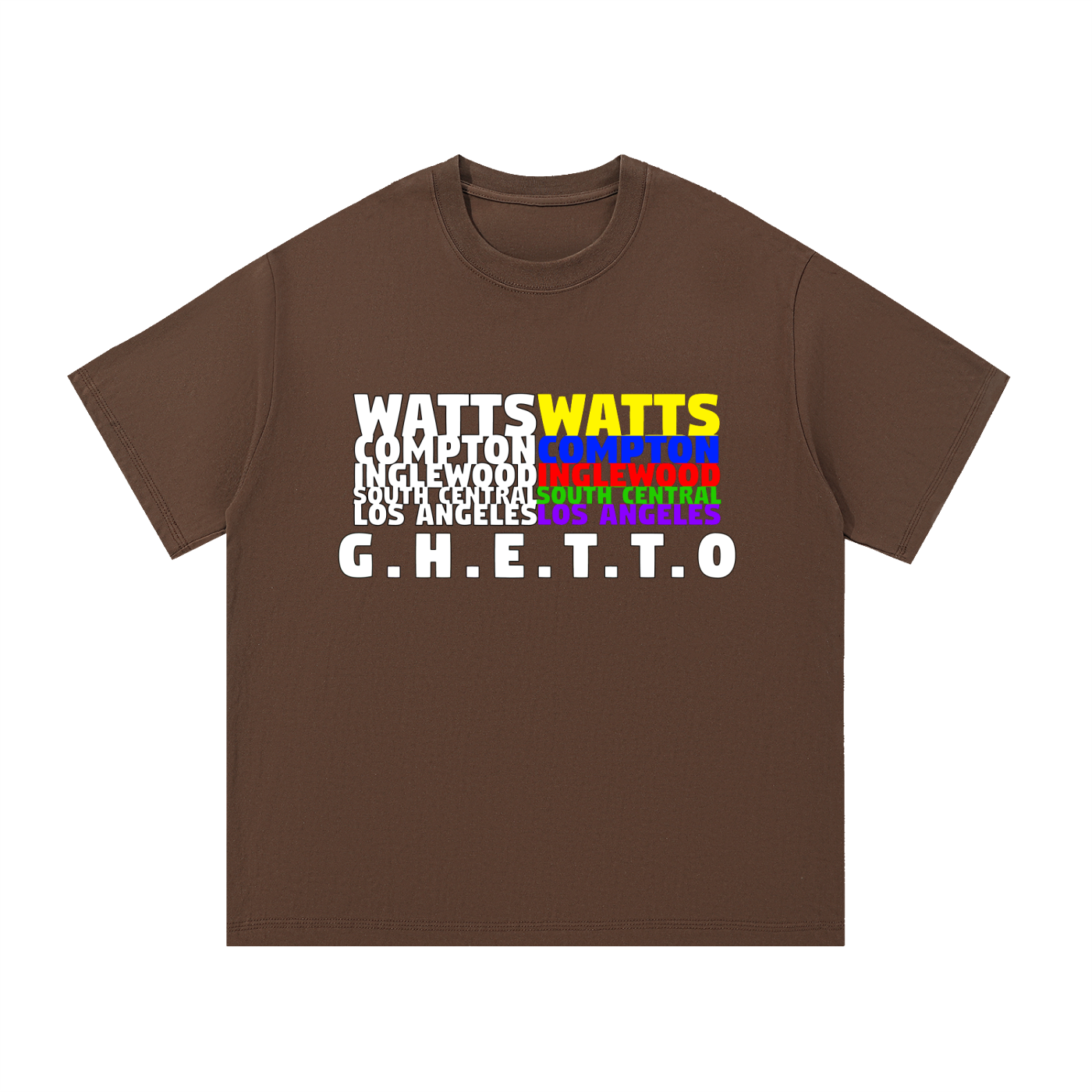 Ghetto - Cities Essential Cotton T-Shirt