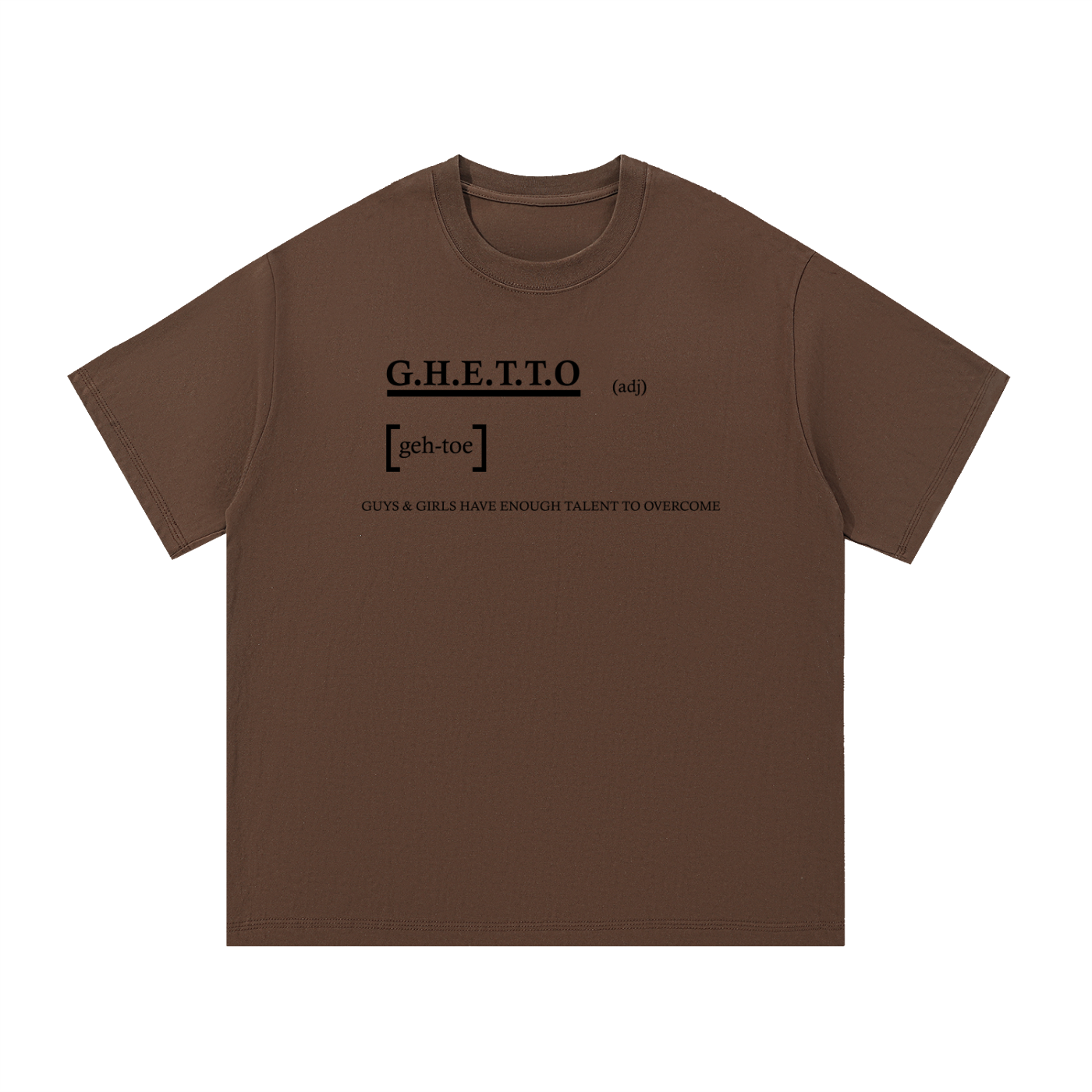 Ghetto - Definition Essential Cotton T-Shirt