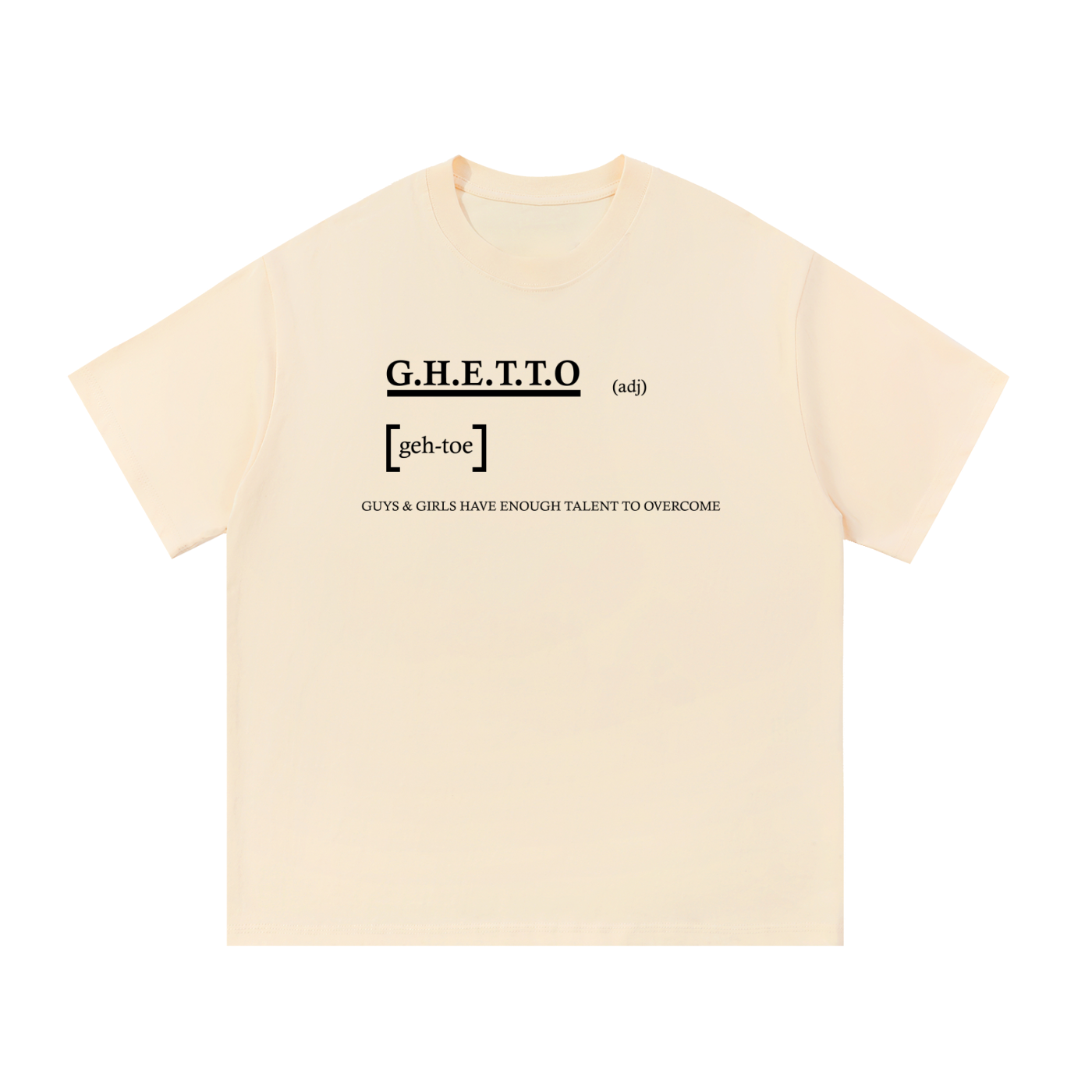 Ghetto - Definition Essential Cotton T-Shirt