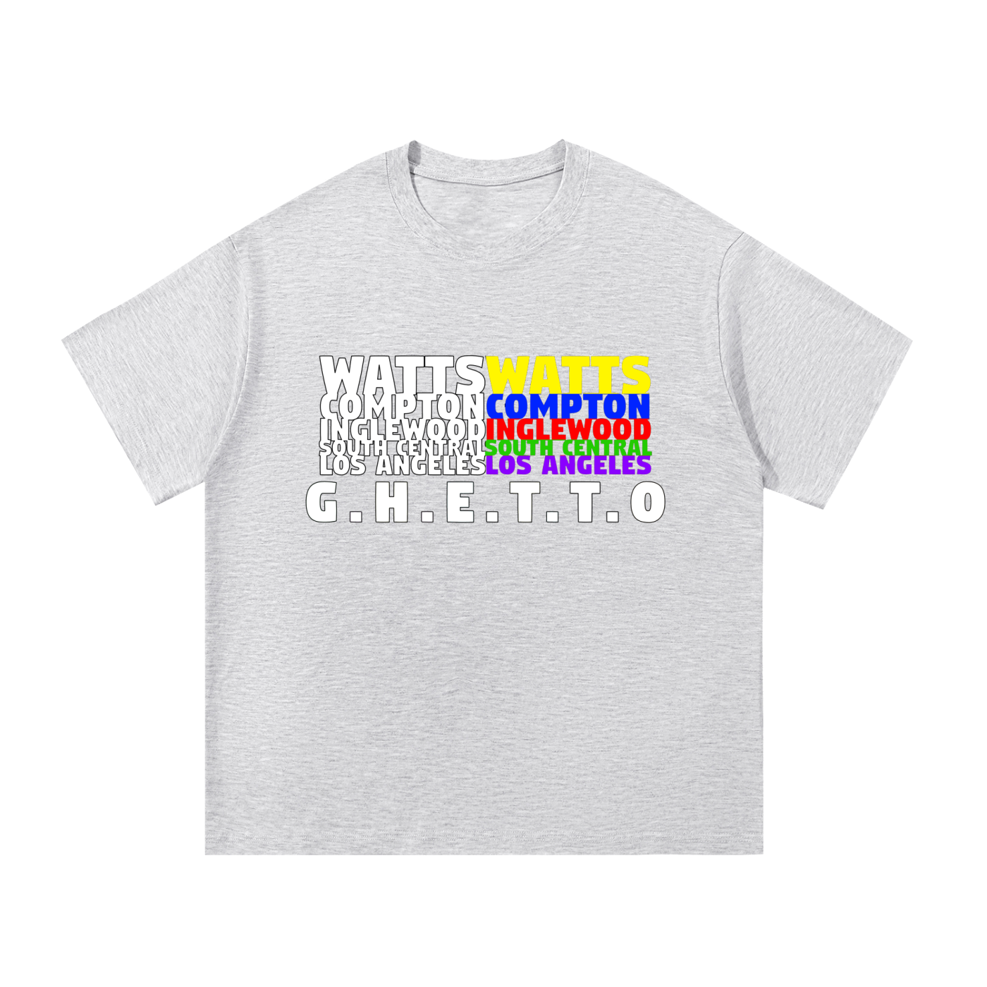 Ghetto - Cities Essential Cotton T-Shirt