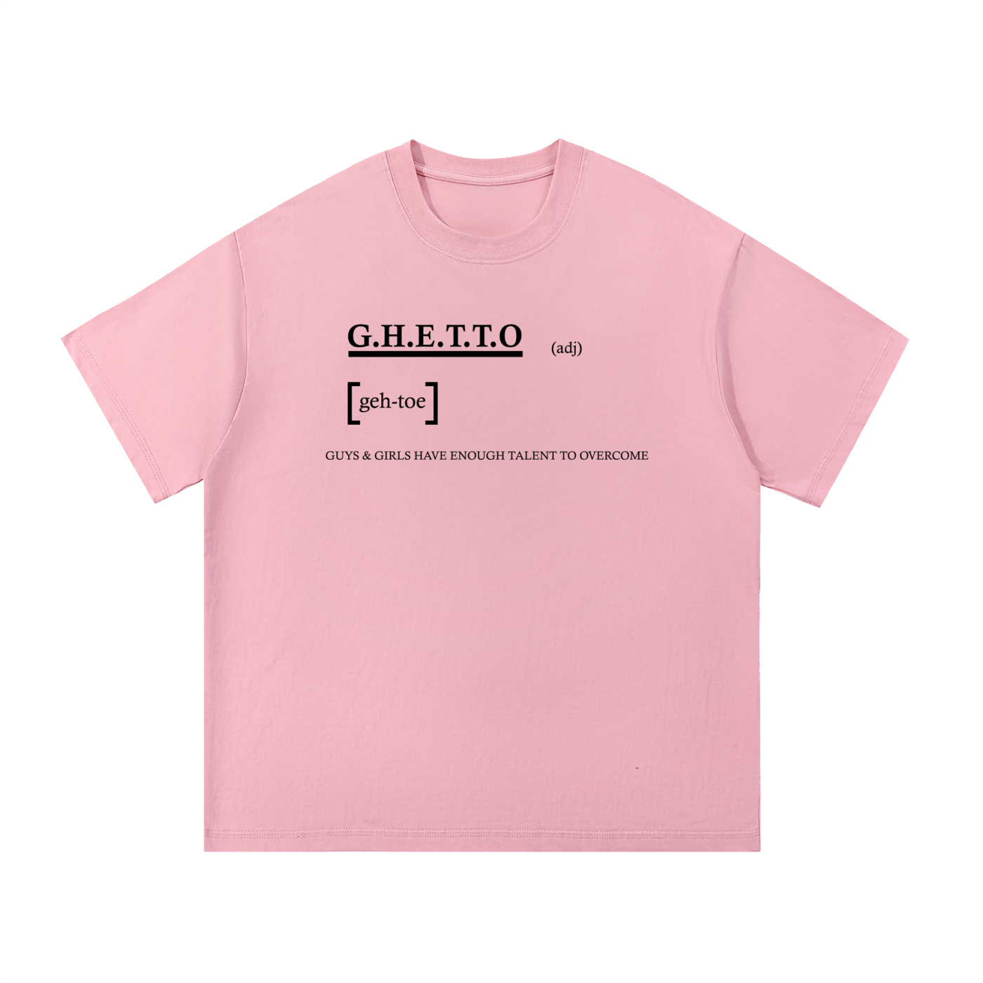 Ghetto - Definition Essential Cotton T-Shirt