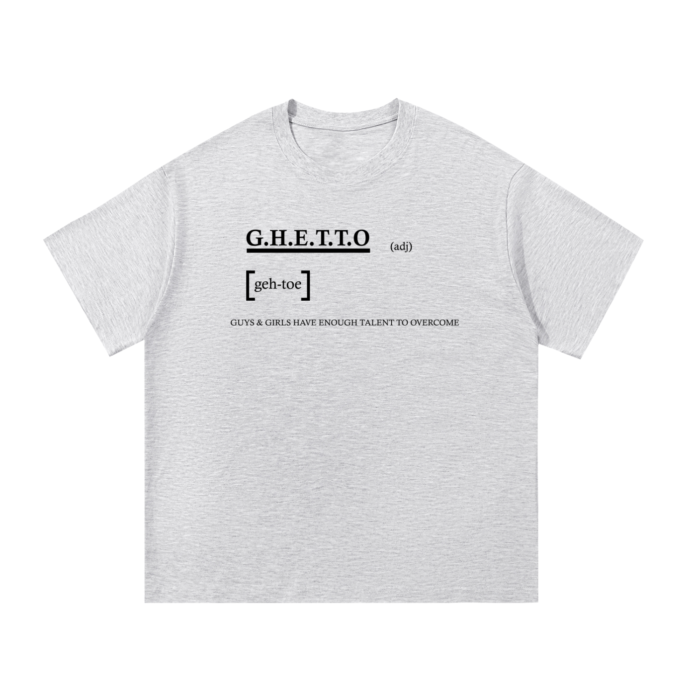 Ghetto - Definition Essential Cotton T-Shirt